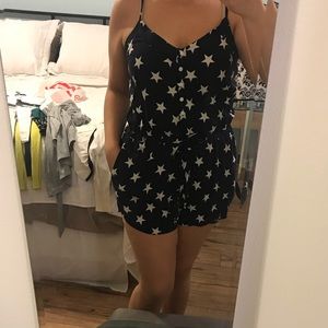 Denim and supply romper